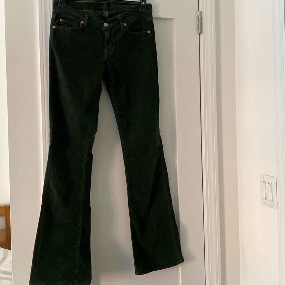 7 For All Mankind low-rise corduroy boot cut pants